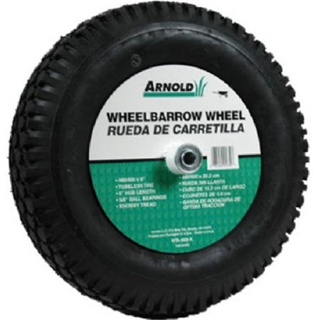 ARNOLD Arnold WB-468-K 16 in. Wheelbarrow Wheel 333655